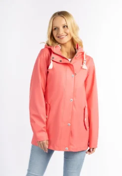 Schmuddelwedda RegenImpermeabileKorallenpink Donna Giacche E Blazer WD221U0K4-J18
