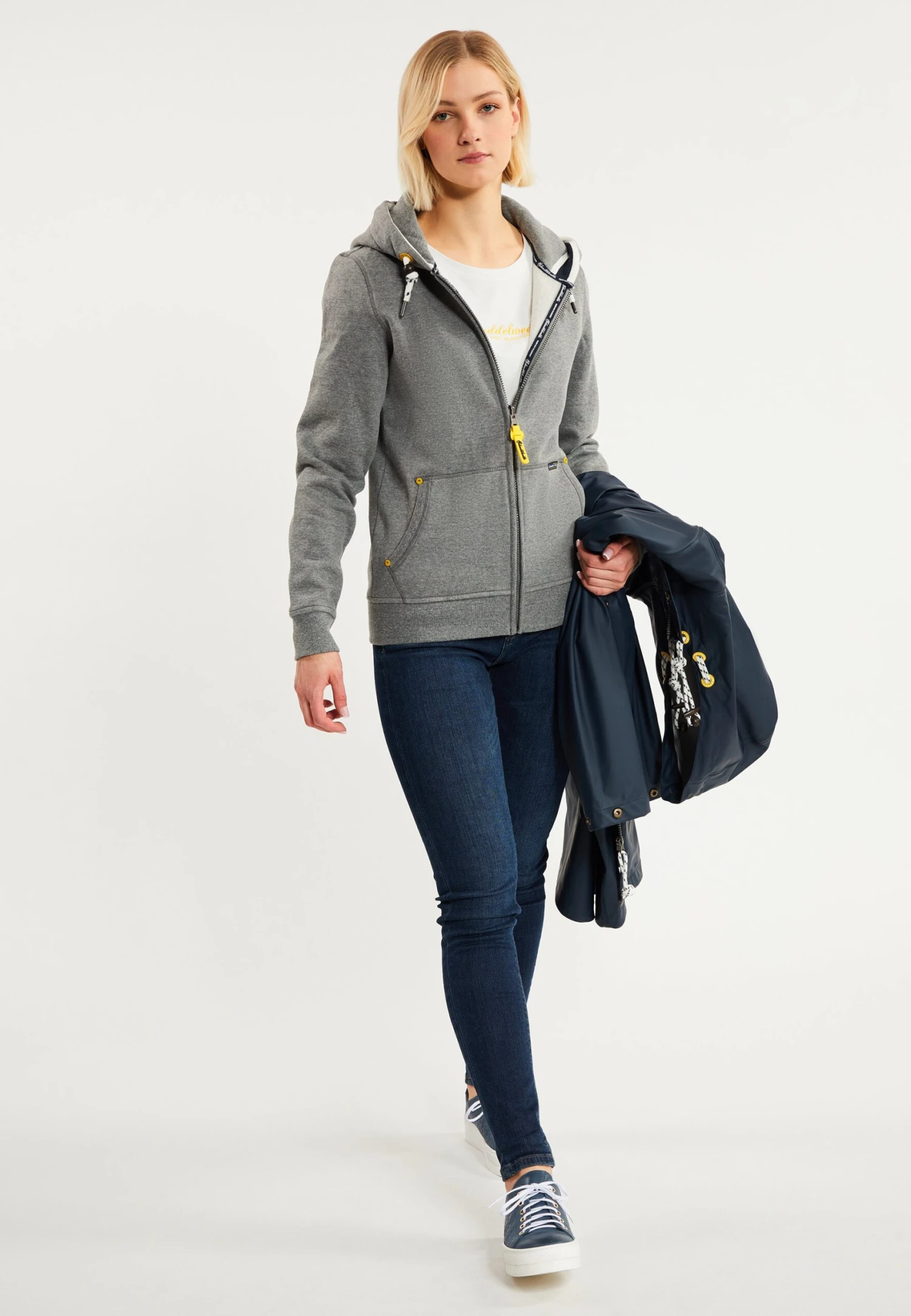 Schmuddelwedda 3-In-1 AltiplanoParkaMarine Grau Melange Donna Cappotti WD221U0RA-K13 4 Schmuddelwedda 3-In-1 AltiplanoParkaMarine Grau Melange Donna Cappotti WD221U0RA-K13 - immagine 4