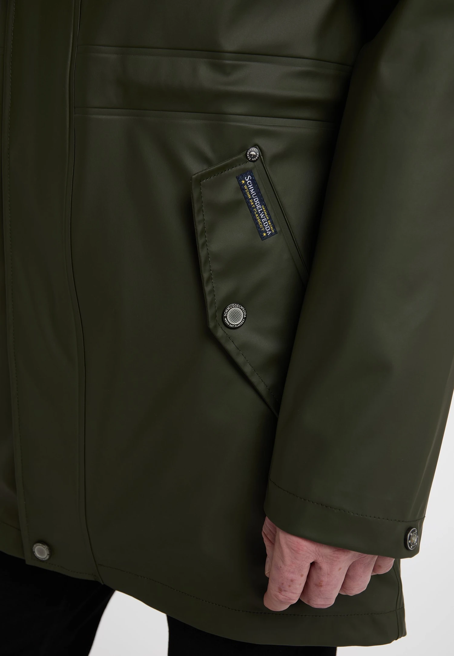 Schmuddelwedda Bridgeport - Parka - Dunkeloliv 4 Schmuddelwedda Bridgeport - Parka - Dunkeloliv - immagine 4