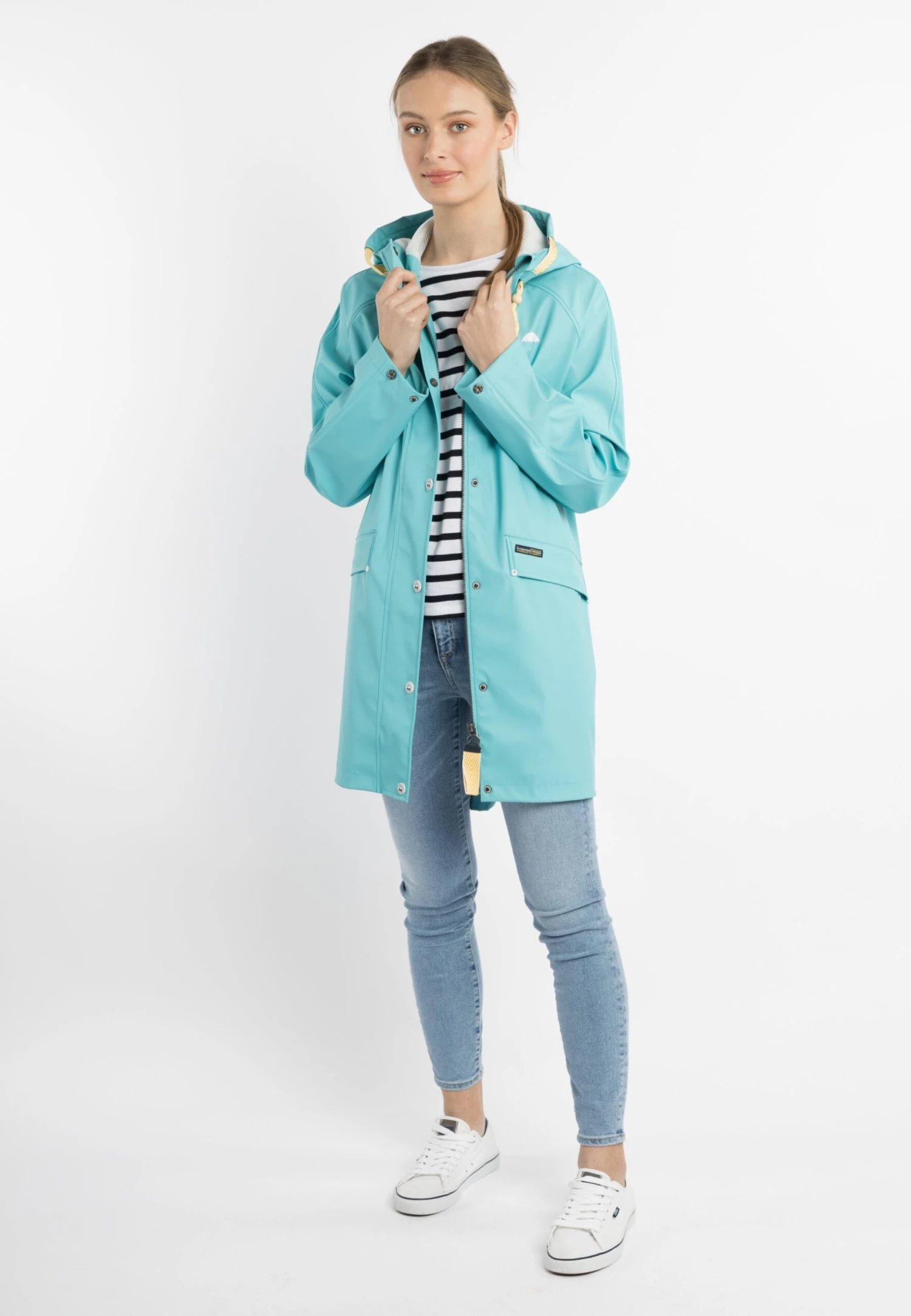 Schmuddelwedda Incus - Parka - Aqua 2 Schmuddelwedda Incus - Parka - Aqua - immagine 2