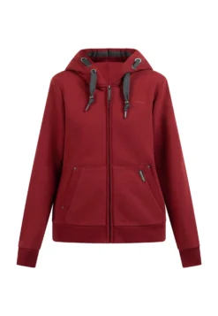 Schmuddelwedda YasannaFelpa Con ZipDunkelrot Donna Felpe WD221J07R-G11 -Schmuddelwedda c4fe0ef937974b6bac5e0780f8d30760 scaled