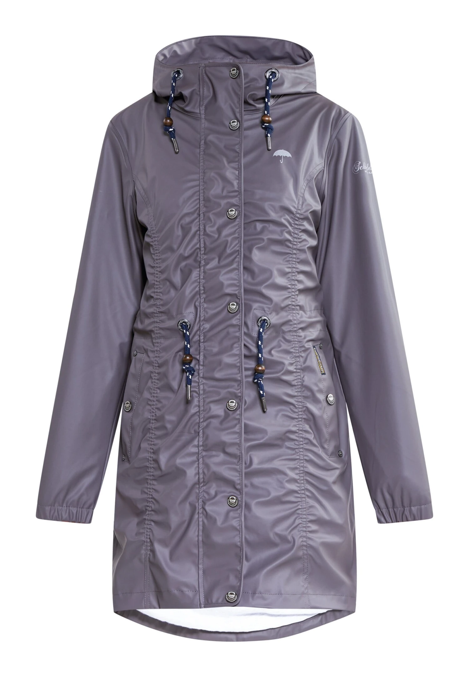 Schmuddelwedda RegenParkaStone Grey Donna Cappotti WD221U0OJ-C12 5 Schmuddelwedda RegenParkaStone Grey Donna Cappotti WD221U0OJ-C12 - immagine 5