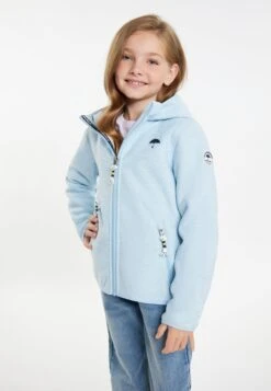 Schmuddelwedda Mit TeddyGiacca In PileEisblau Melange Bambini Abbigliamento Outwear WD223K001-L11