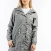 Schmuddelwedda RegenParkaGrau Donna Giacche E Blazer WD221U0OJ-C13