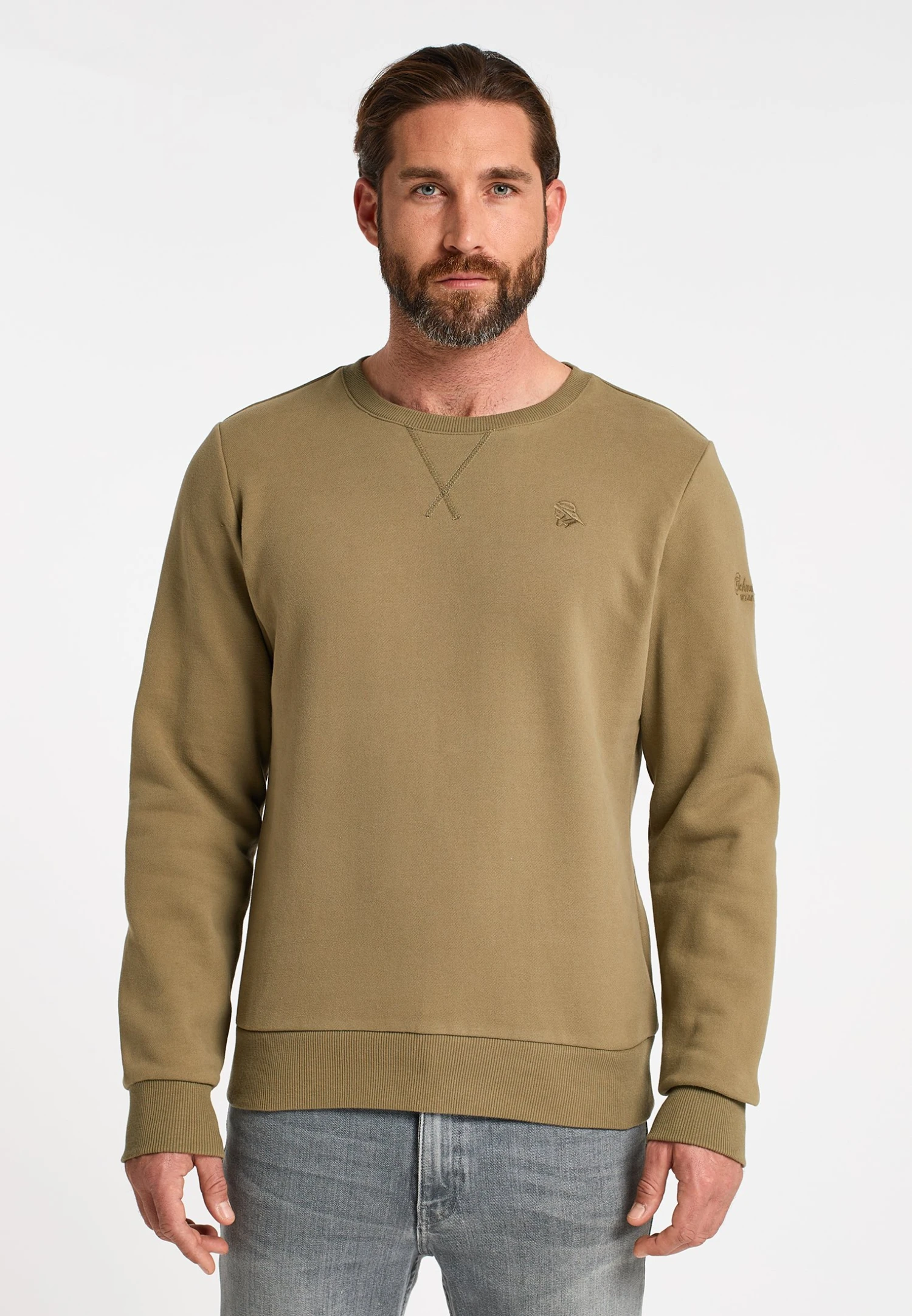 Schmuddelwedda FelpaOliv Uomo Maglieria E Felpe WD222S02Z-N11 1 Schmuddelwedda FelpaOliv Uomo Maglieria E Felpe WD222S02Z-N11