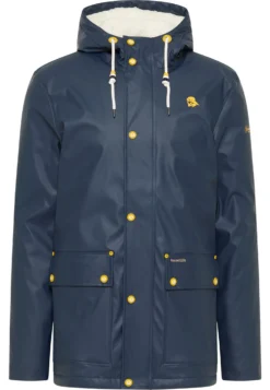 Schmuddelwedda Regenjacke Mit Webpelzfutter In Teddyoptik Kilata - Parka - Marine -Schmuddelwedda d5538c9d868040e280b14c975900a7d4