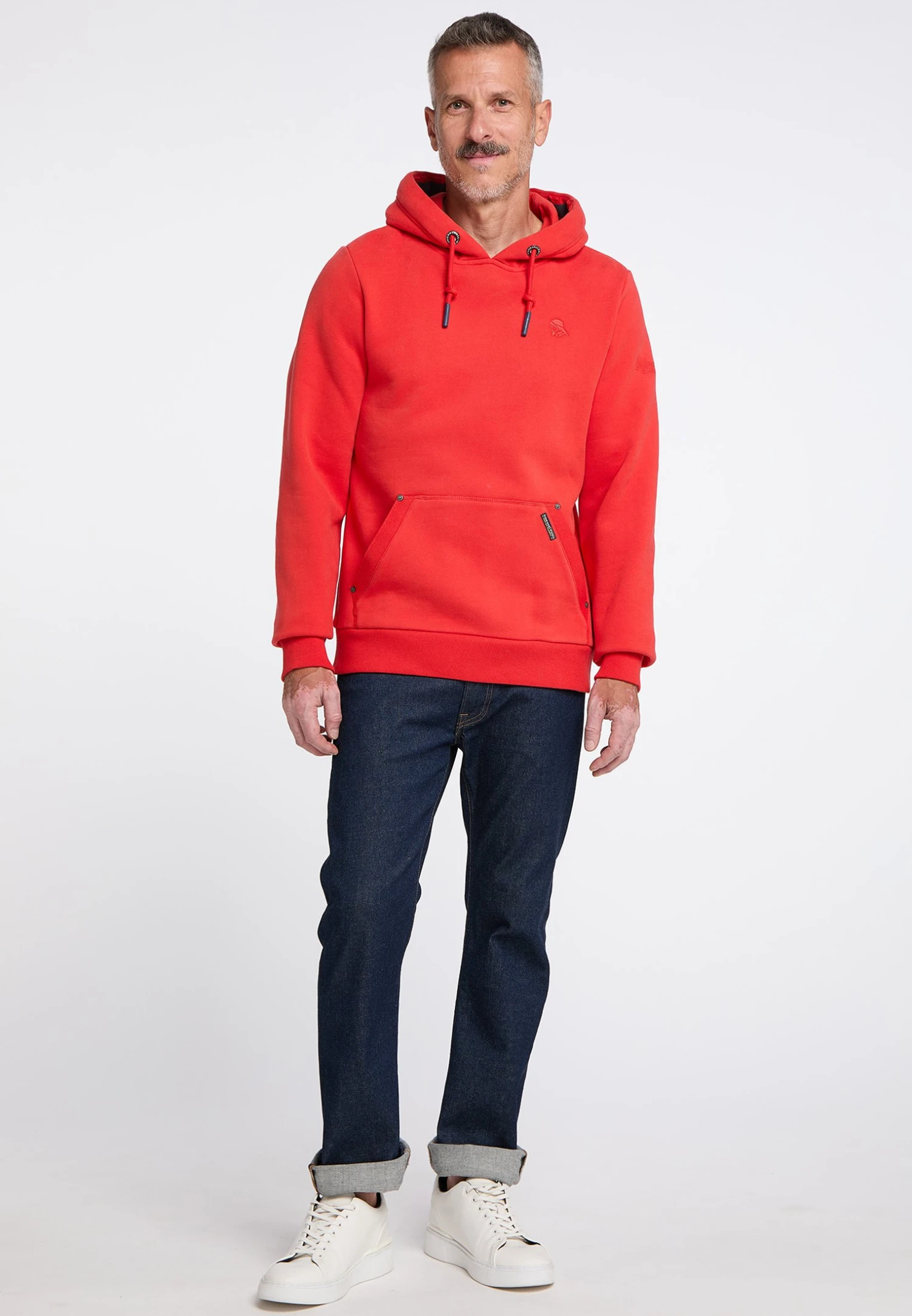 Schmuddelwedda Felpa Con CappuccioRot Uomo Maglieria E Felpe WD222S02R-G11 2 Schmuddelwedda Felpa Con CappuccioRot Uomo Maglieria E Felpe WD222S02R-G11 - immagine 2