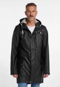 Schmuddelwedda Bridgeport - Parka - Schwarz