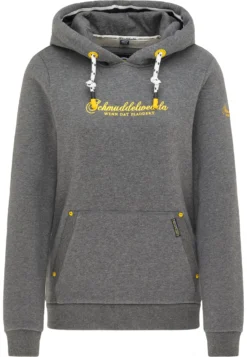 Schmuddelwedda Felpa Con CappuccioGrau Melange Donna Felpe WD221J03F-C12 9 Schmuddelwedda Felpa Con CappuccioGrau Melange Donna Felpe WD221J03F-C12 -Schmuddelwedda ea244b9f5f0f4be7a81c155810b71df8