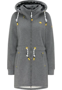 Schmuddelwedda YasannaFelpa Con ZipGrau Melange Donna Felpe WD221J03G-C11 -Schmuddelwedda f1ba025eb2654ec6b3e0bfd8de7ccda4