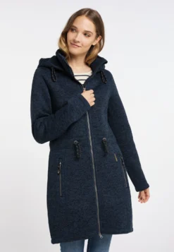Schmuddelwedda FraullyCappotto CortoMottled Dark Blue Donna Cappotti WD221U0PS-K12