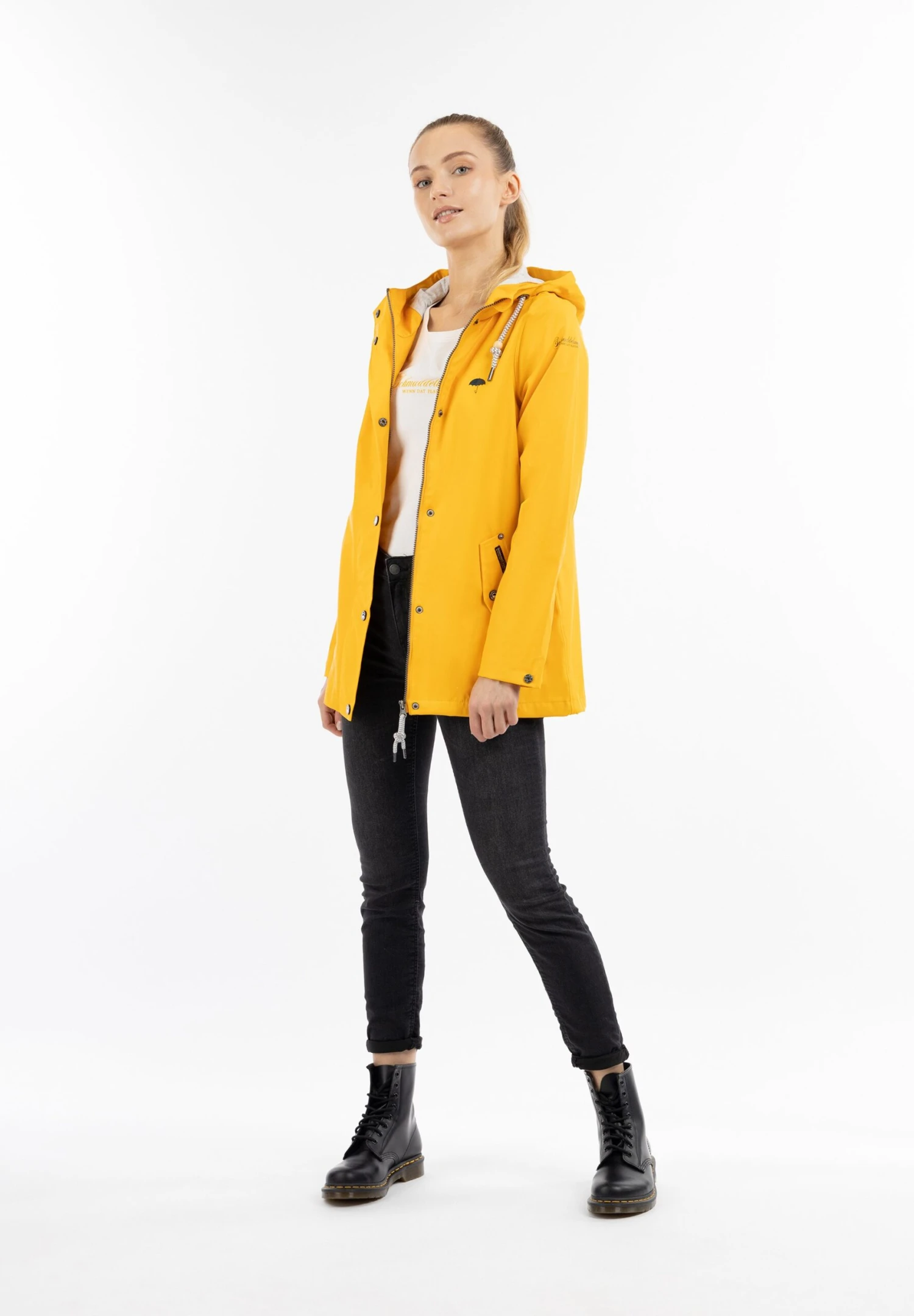 Schmuddelwedda RegenImpermeabileSunny Yellow Donna Cappotti WD221U0K4-E16 2 Schmuddelwedda RegenImpermeabileSunny Yellow Donna Cappotti WD221U0K4-E16 - immagine 2