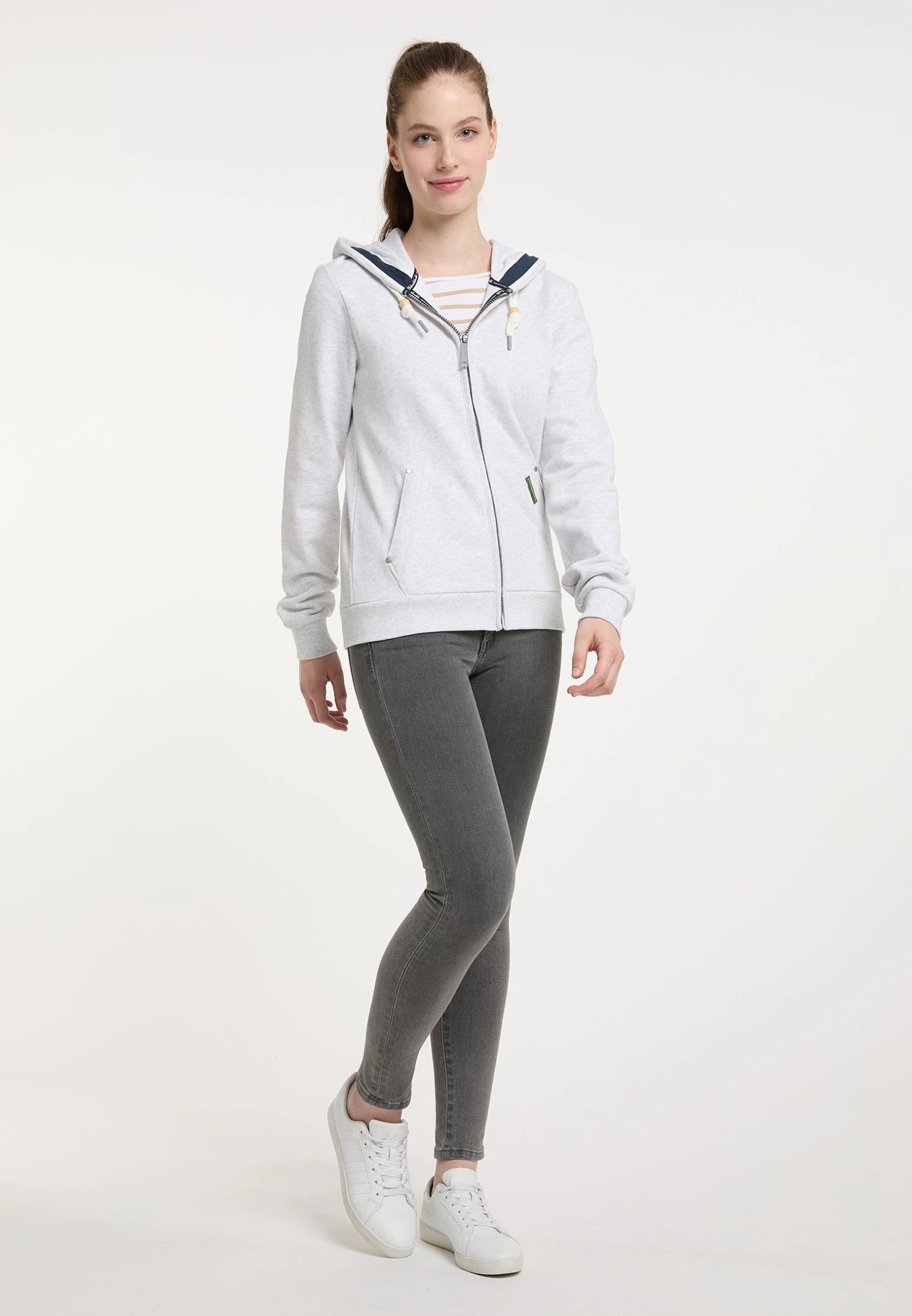 Schmuddelwedda Felpa Con ZipWollweiss Melange Donna Felpe WD221J086-A11 2 Schmuddelwedda Felpa Con ZipWollweiss Melange Donna Felpe WD221J086-A11 - immagine 2