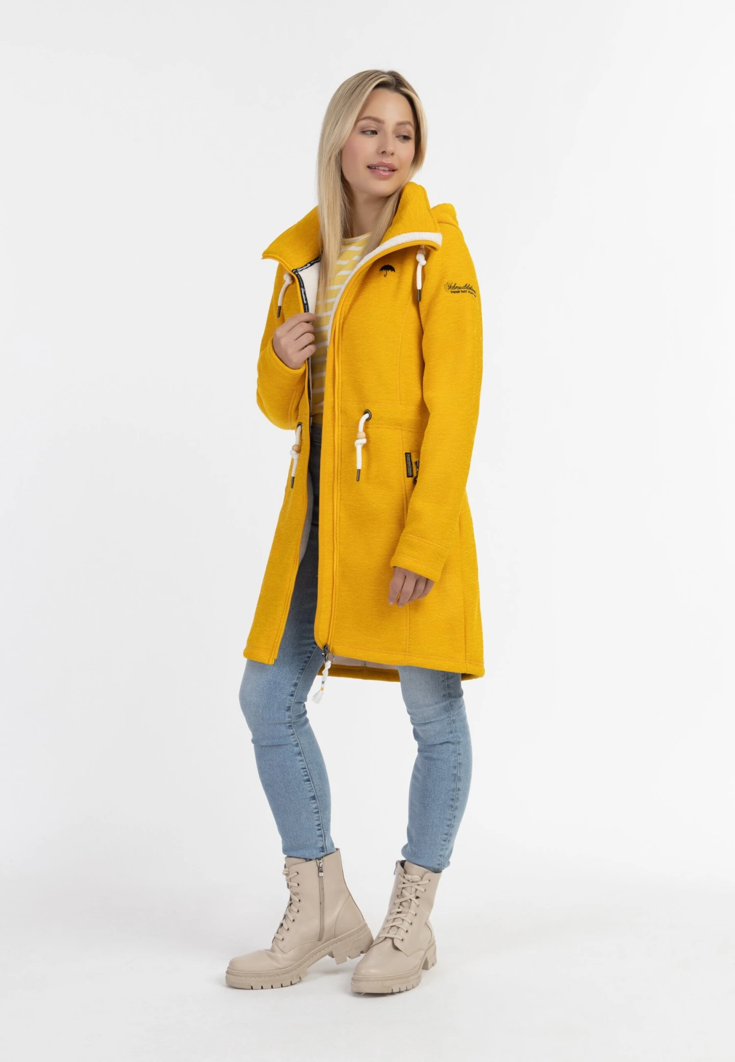 Schmuddelwedda KawaiCappotto InvernaleDunkelgelb Melange Donna Cappotti WD221U0S4-E11 2 Schmuddelwedda KawaiCappotto InvernaleDunkelgelb Melange Donna Cappotti WD221U0S4-E11 - immagine 2